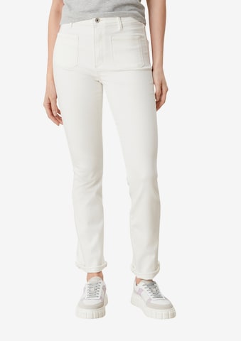 s.Oliver Slimfit Jeans 'Beverly' in Wit: voorkant