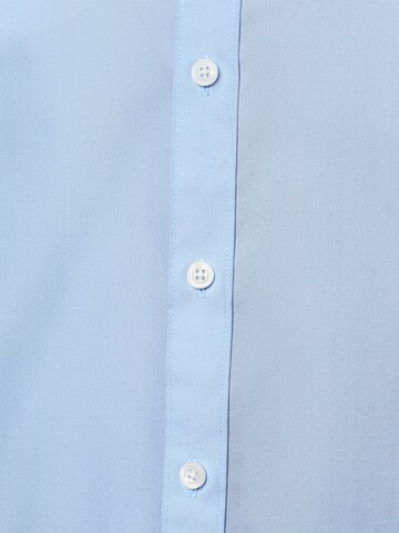 Finshley & Harding Slim Fit Hemd in Blau