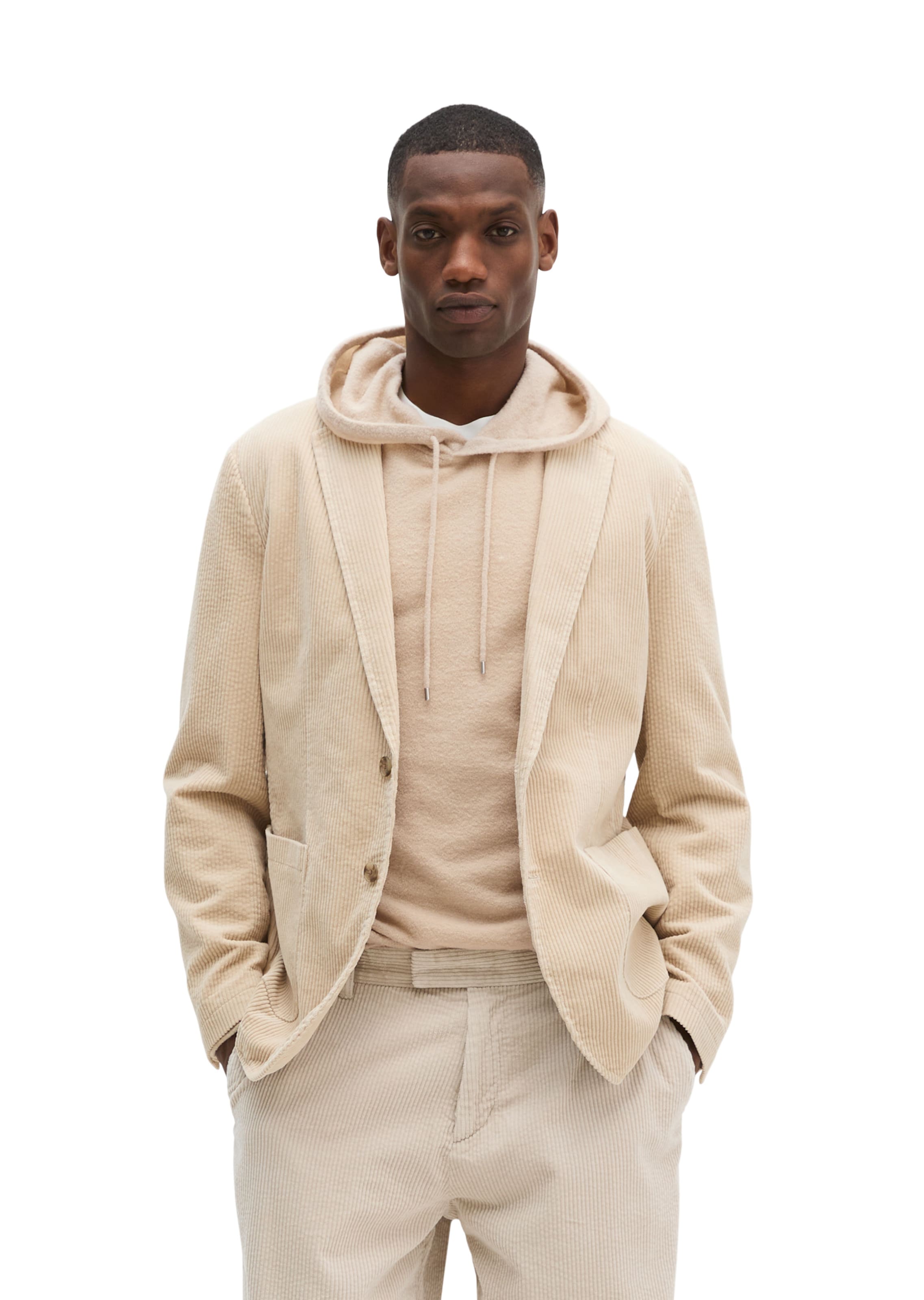 Marc O'Polo Blazer in Beige: front