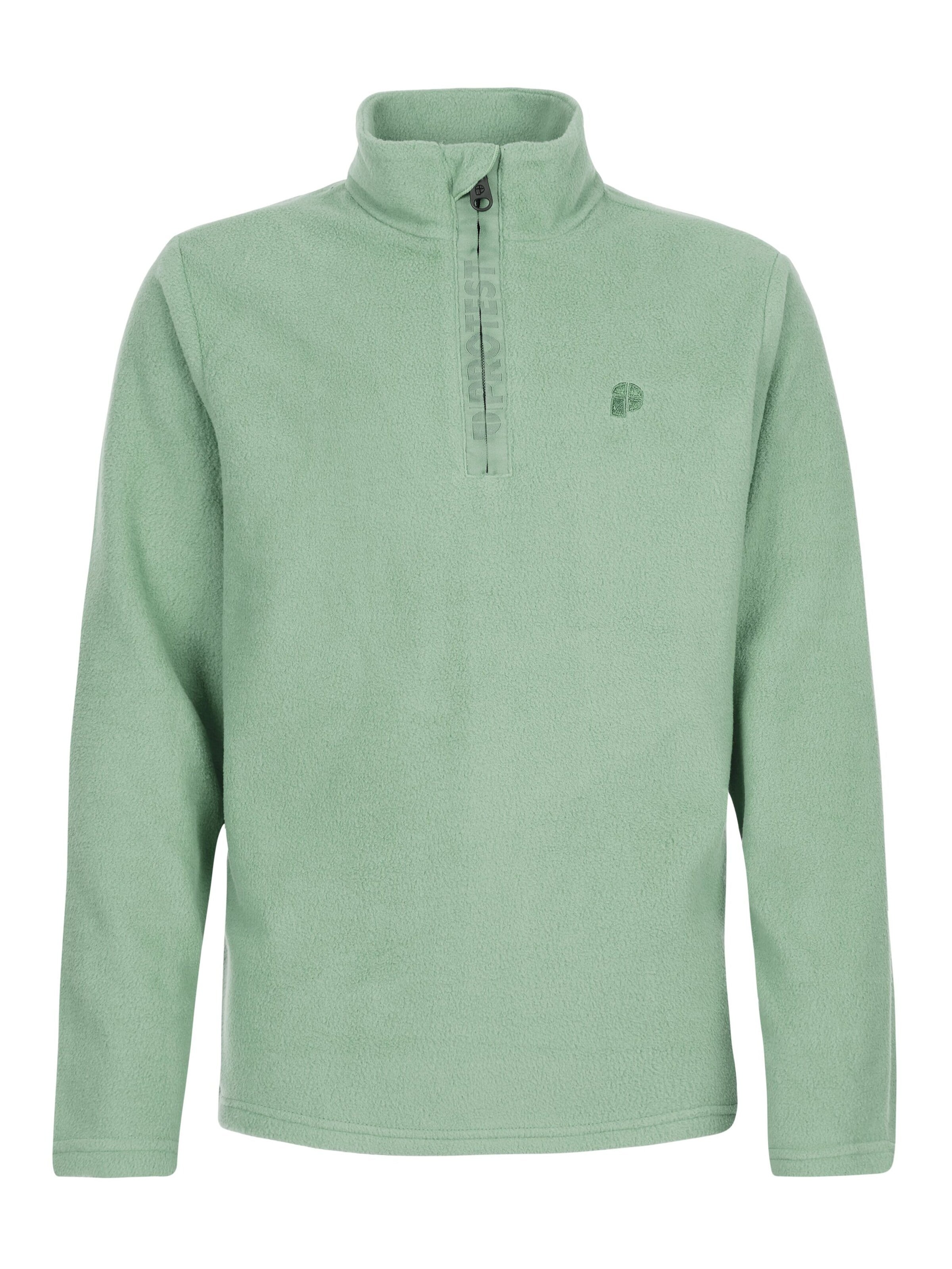 PROTEST Athletic Sweatshirt 'PERFECTY JR' in Green: front