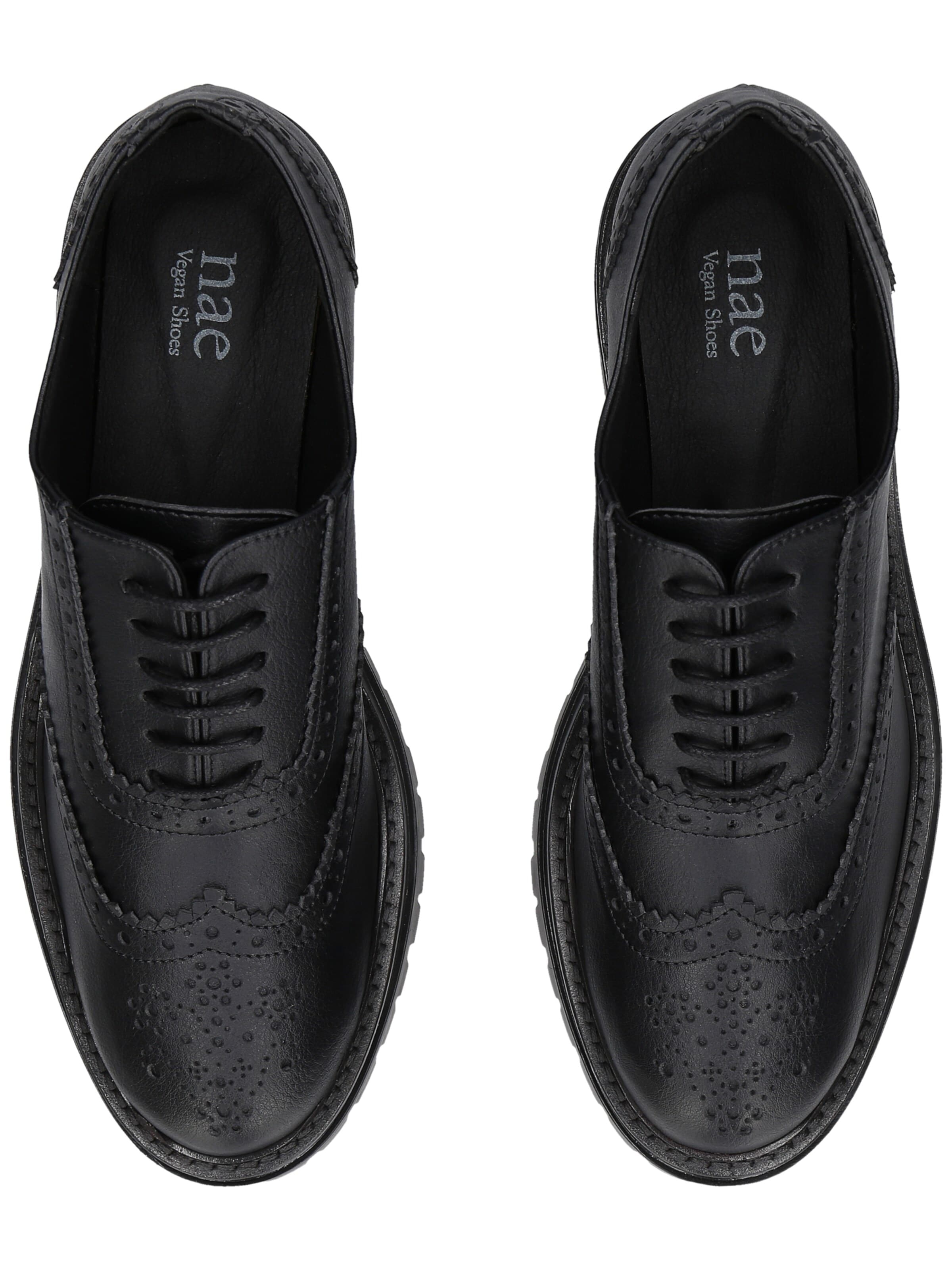 Chaussure à lacets 'GRACE' nae Vegan Shoes en noir
