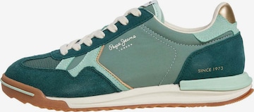 Baskets basses 'Ball Natural' Pepe Jeans en vert : devant