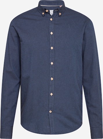 Kronstadt Button Up Shirt 'Johan Diego' in Blue: front