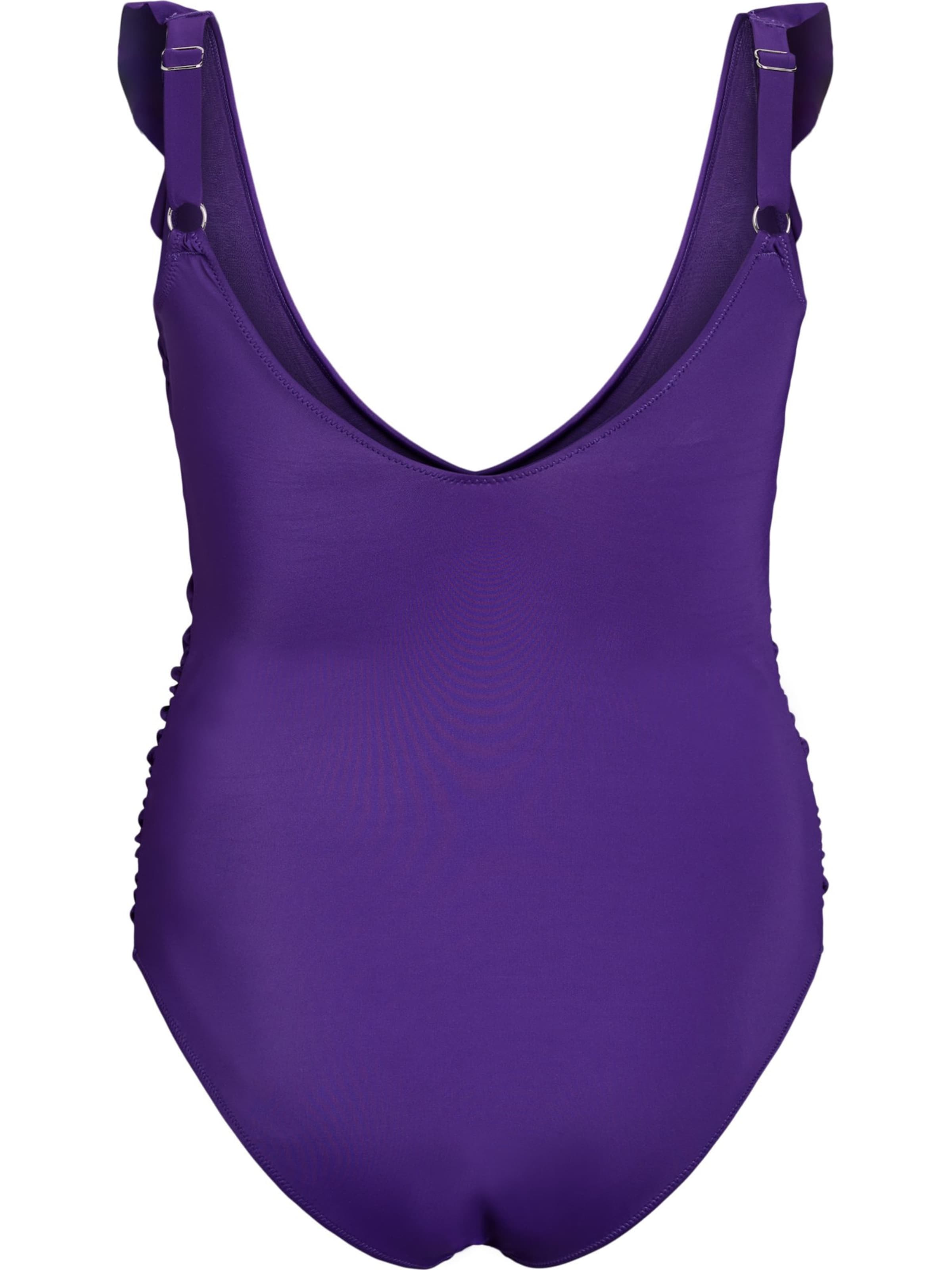 Invisible Maillot de bain 'SKITRIN' Swim by Zizzi en violet