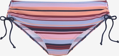 s.Oliver Bas de bikini 'Pasta' en bleu marine / bleu-gris / abricot / rose, Vue avec produit