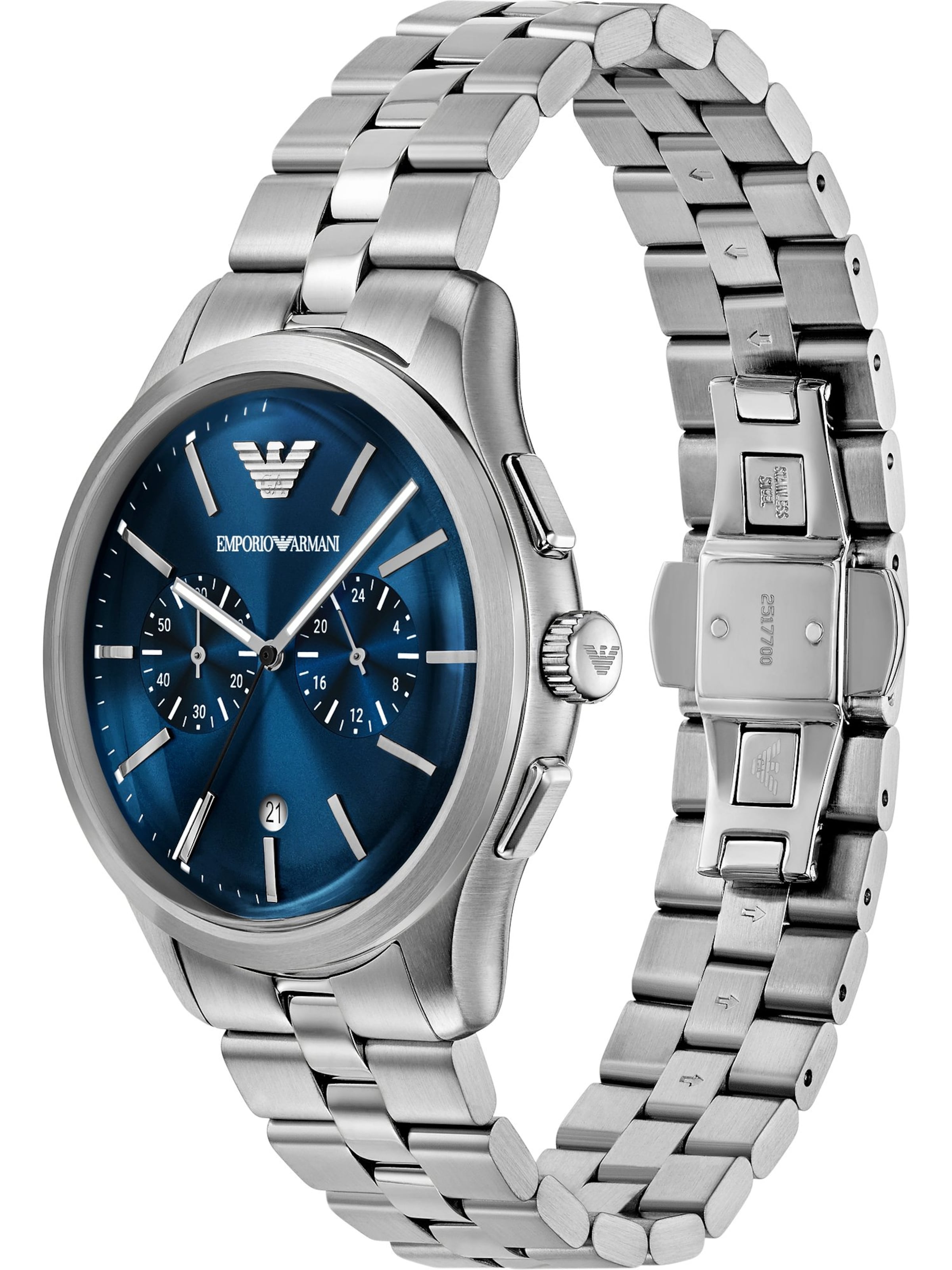 Emporio Armani Analog Watch in Silver: front