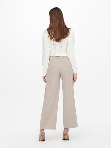 JDY Regular Trousers 'Louisville Catia' in Grey