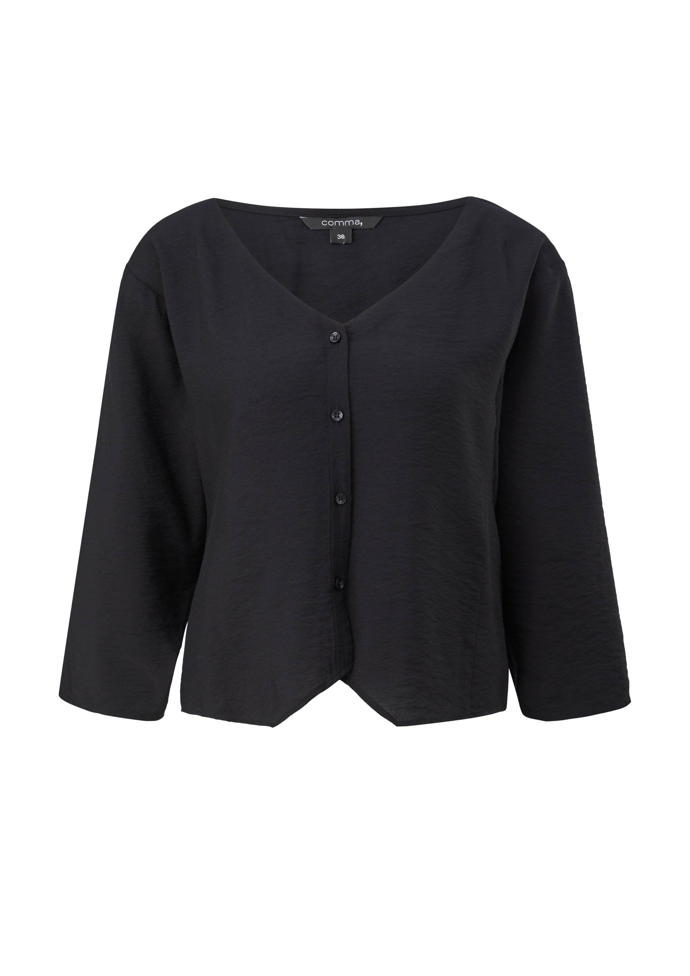 COMMA Blouse in Zwart: voorkant