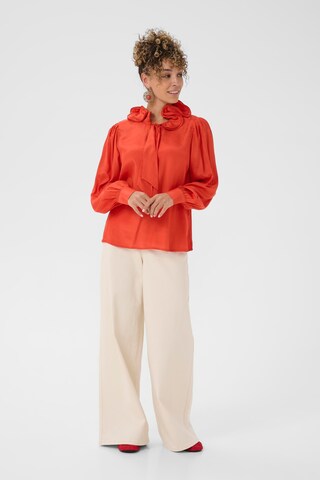 Cream Blouse 'CRBeatrice' in Red
