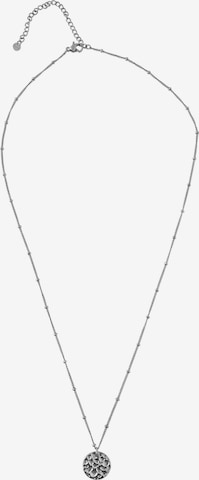 Akitsune Necklace 'Luminous' in Silver: front