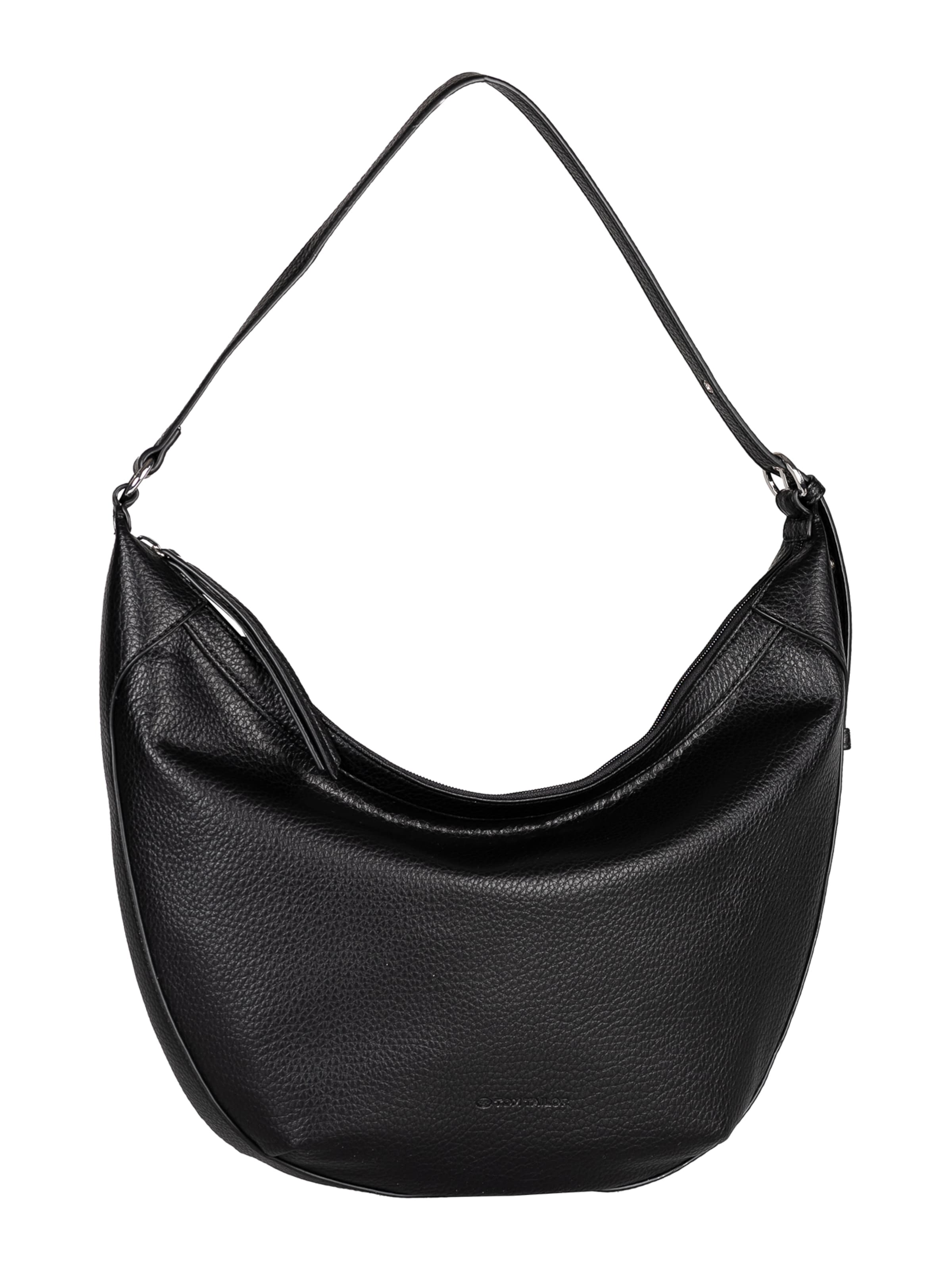 TOM TAILOR Skuldertaske 'Lina' i sort: forside