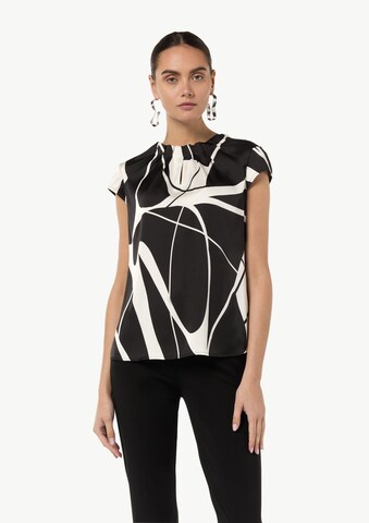 COMMA Bluse in Schwarz: Vorderseite