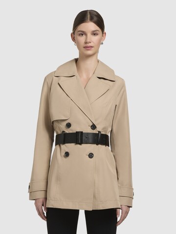 khujo Between-seasons coat 'Liane' in Beige: front