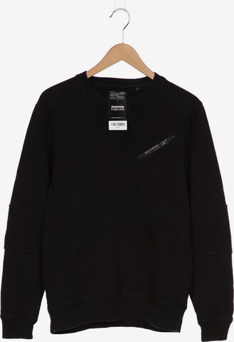 Petrol Industries Sweatshirt & Zip-Up Hoodie in L in Black: front