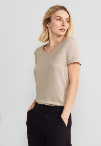 STREET ONE T-Shirt in Beige: predná strana