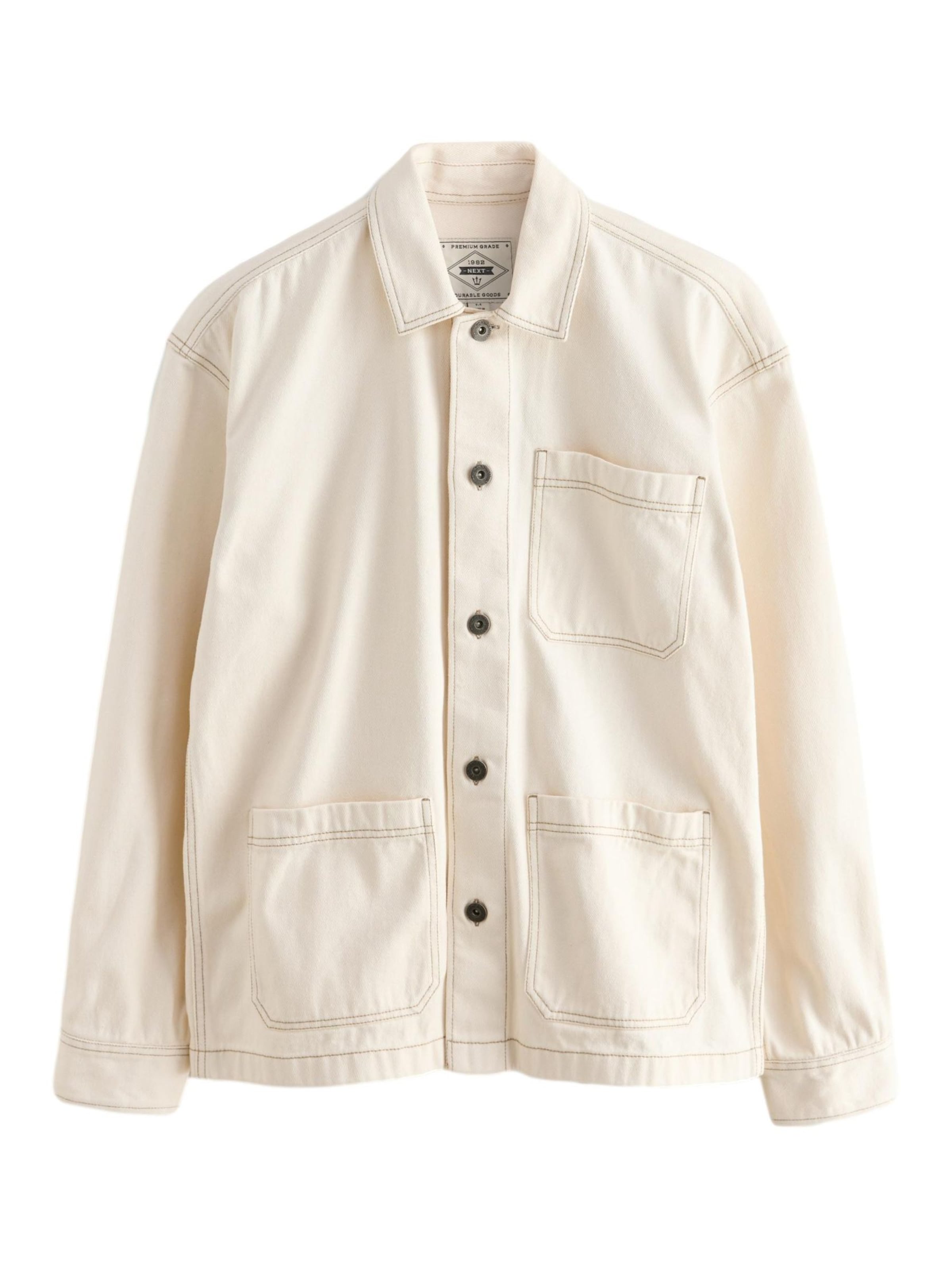 Next Comfort Fit Övergångsjacka i beige: framsida