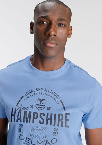DELMAO T-Shirt in Blau