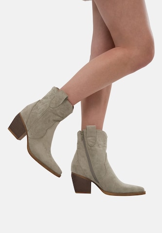 Elara Cowboystiefel in Grün