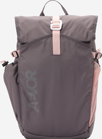 Kuprinė 'Roll Pack 2.0' iš AEVOR, spalva – pilka / rožių spalva, Prekių apžvalga