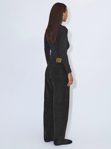 Dr. Denim Loosefit Jeans 'Nanci Mid Barrel'‌‌‌‌‌‌ in Schwarz