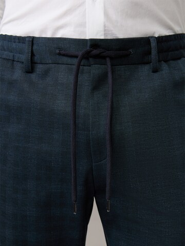 STRELLSON Slimfit Hose ' Saturn ' in Blau