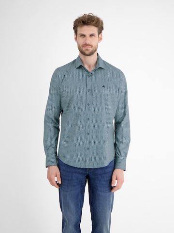 LERROS Regular fit Overhemd in Blauw: voorkant
