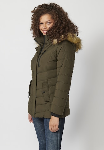 KOROSHI - Parka de inverno em verde