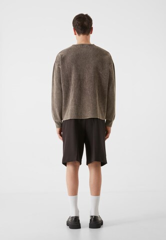 Lost Youth Loose fit Pleat-Front Pants in Black