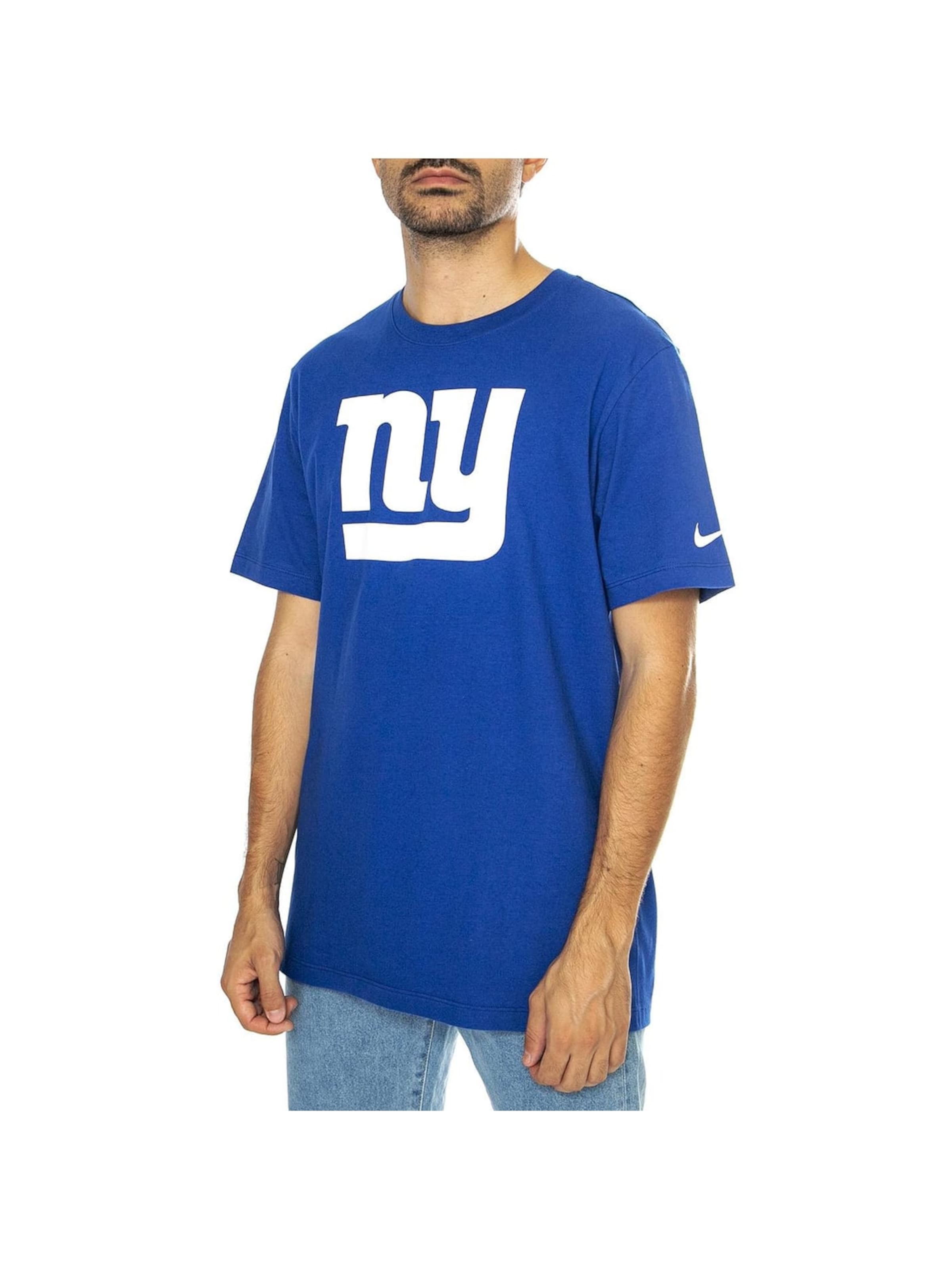 NIKE Bluser & t-shirts 'SS Essential New York Giants Rush Blue' i blå: forside