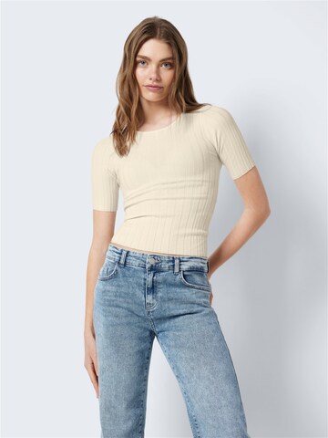 Noisy may Sweater 'FREYA' in Beige: front