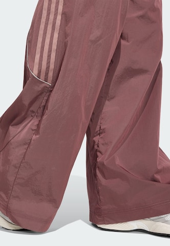 Wide Leg Pantalon 'Teamgeist' ADIDAS ORIGINALS en rouge