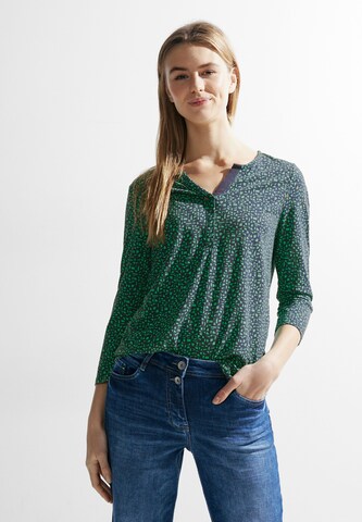 CECIL Blouse 'TOS 2' in Groen: voorkant