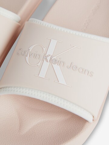 Calvin Klein Jeans Pantofle – béžová