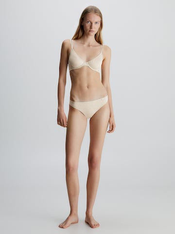 Calvin Klein Underwear String in Beige