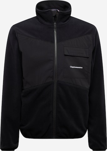 Cleptomanicx Fleecejacke in Schwarz: predná strana