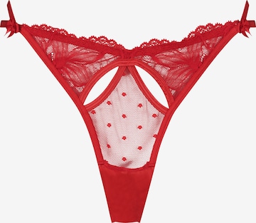 Hunkemöller Thong 'Lulu' in Red: front