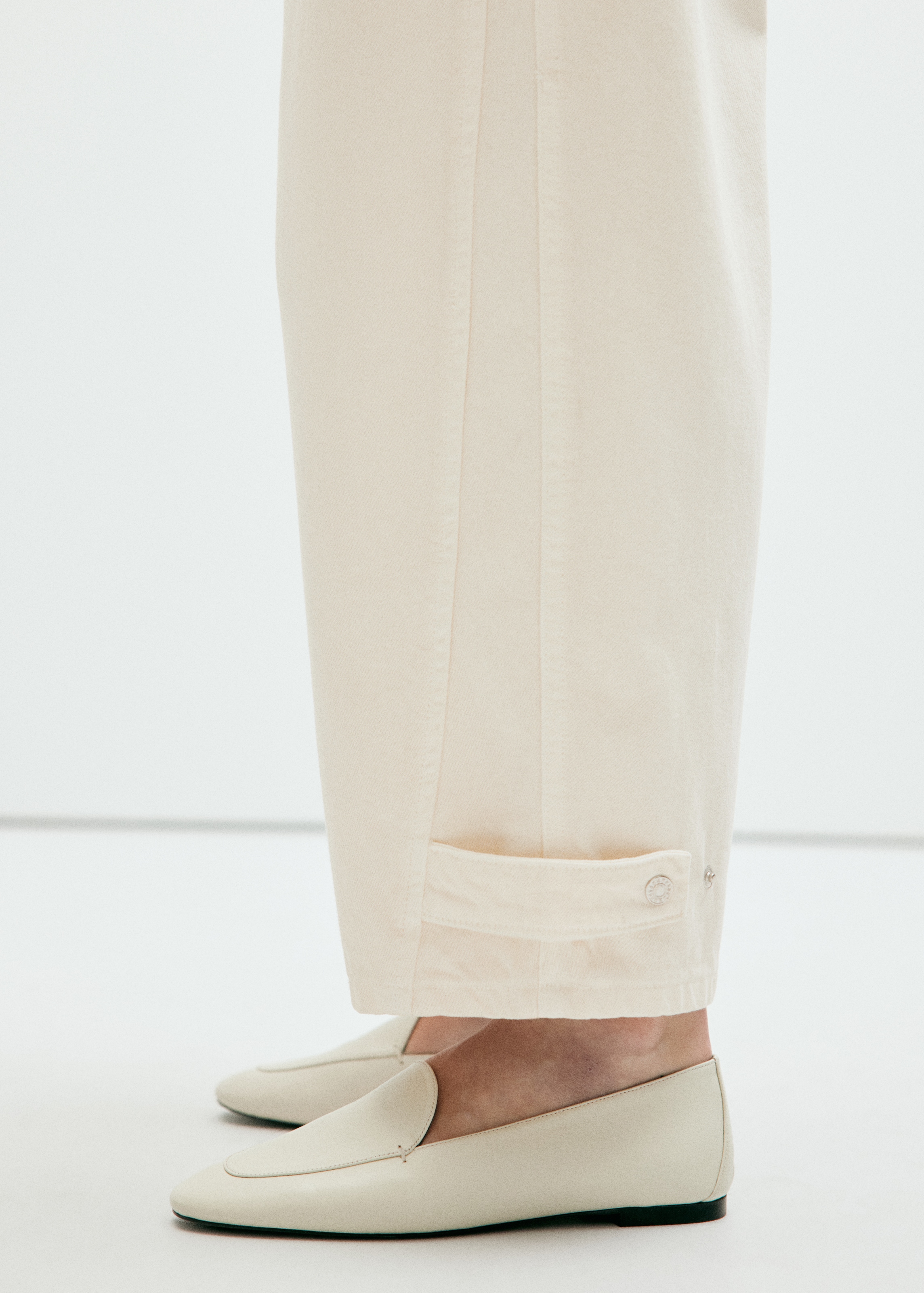 MANGO Regular Jeans 'CLOTILDE' in Beige