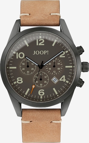 JOOP! Analoog horloge in Bruin: voorkant