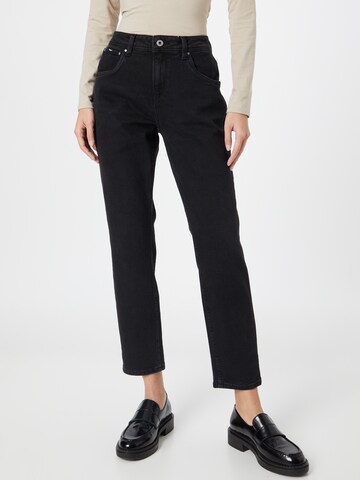 Coupe slim Jean 'VIOLET' Pepe Jeans en noir : devant