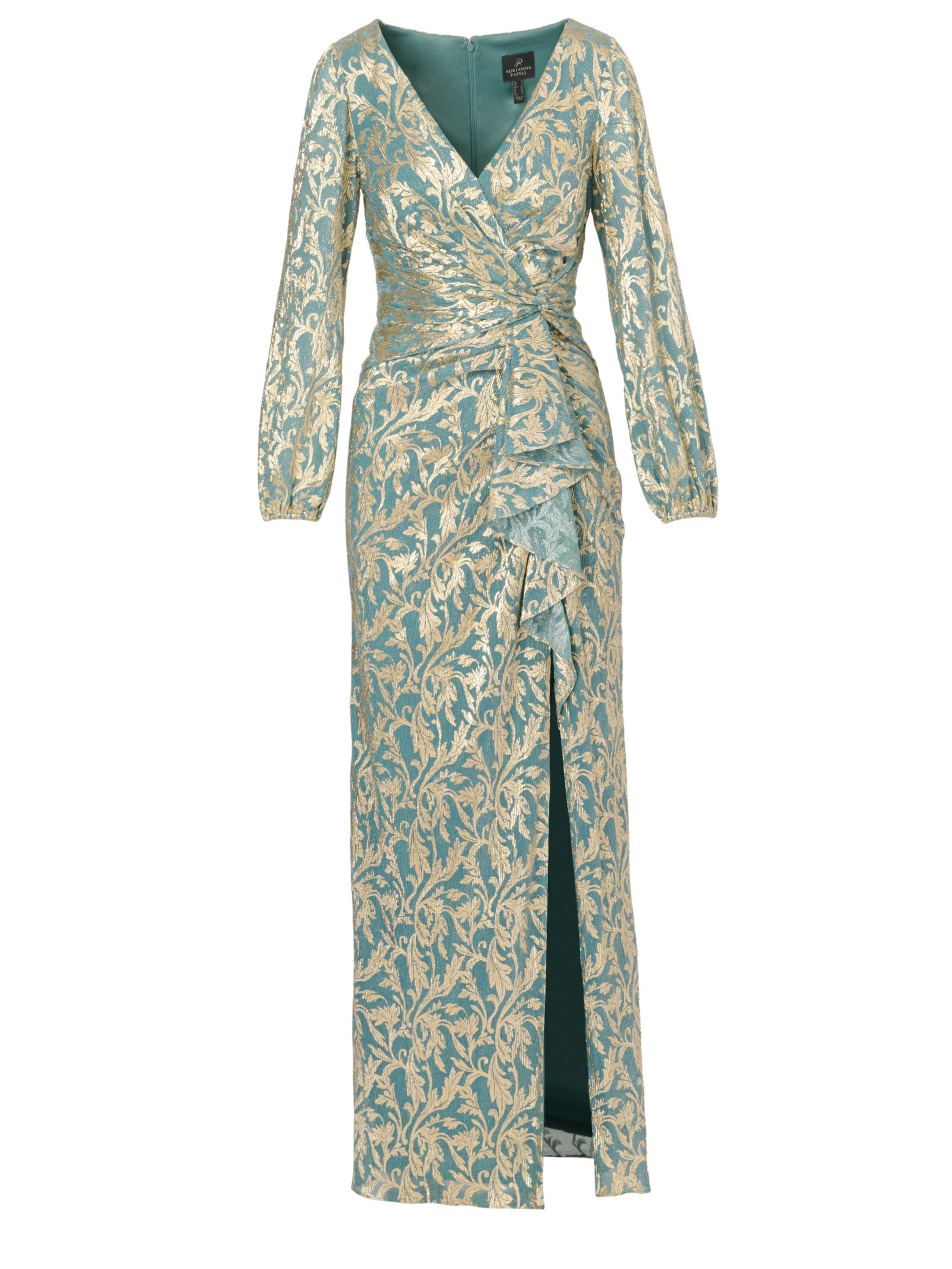 Adrianna Papell Evening Dress in Gold / Mint, Item view