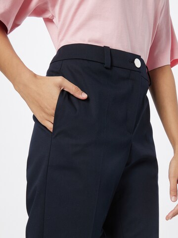 Regular Pantalon à plis 'Tachinoa' BOSS Black en bleu