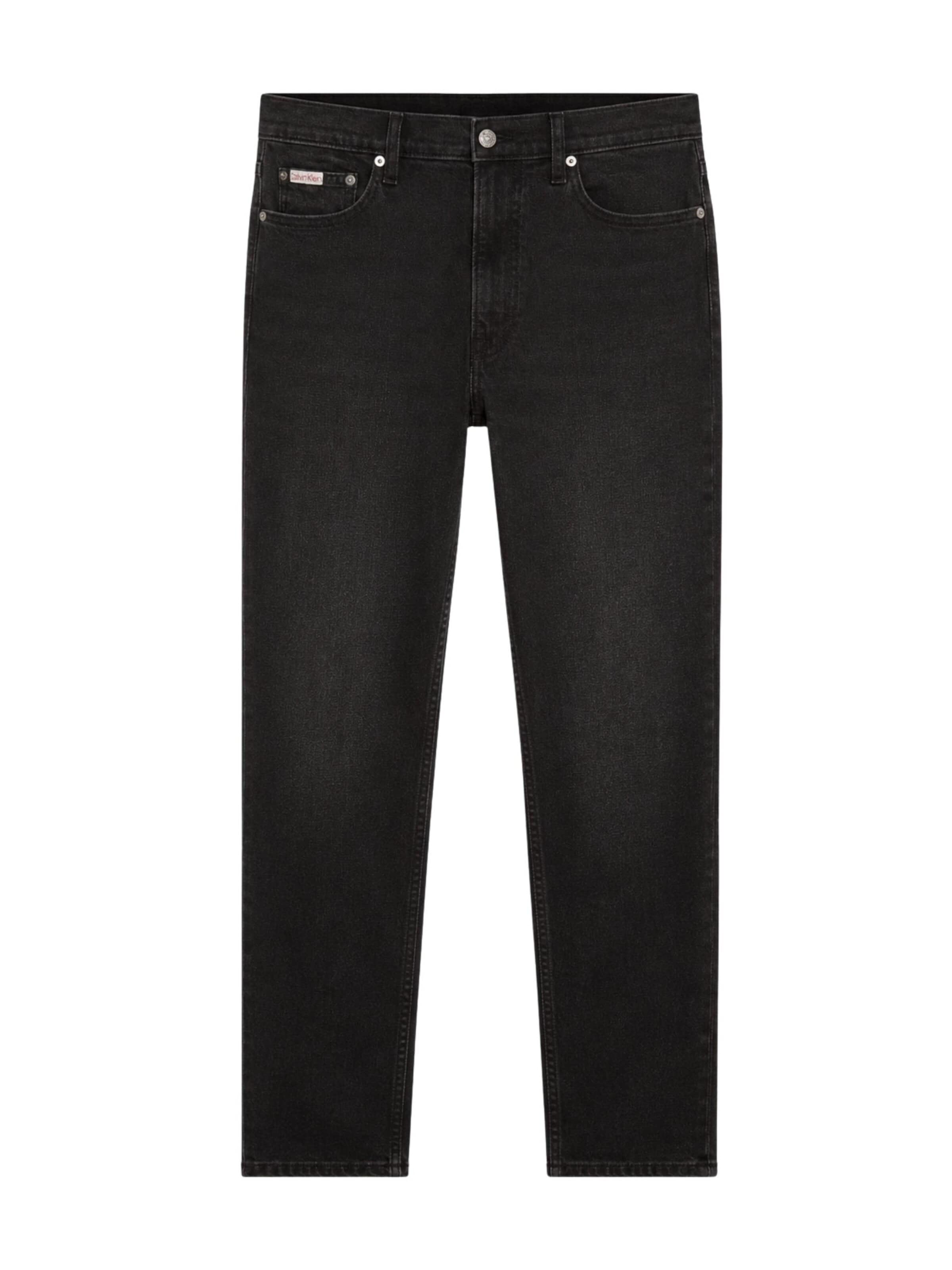 Calvin Klein Tapered Jeans 'CALVIN KLEIN CLASSIC TAPER AVERY PANTALONE'‌‌‌‌ in Schwarz: Vorderseite