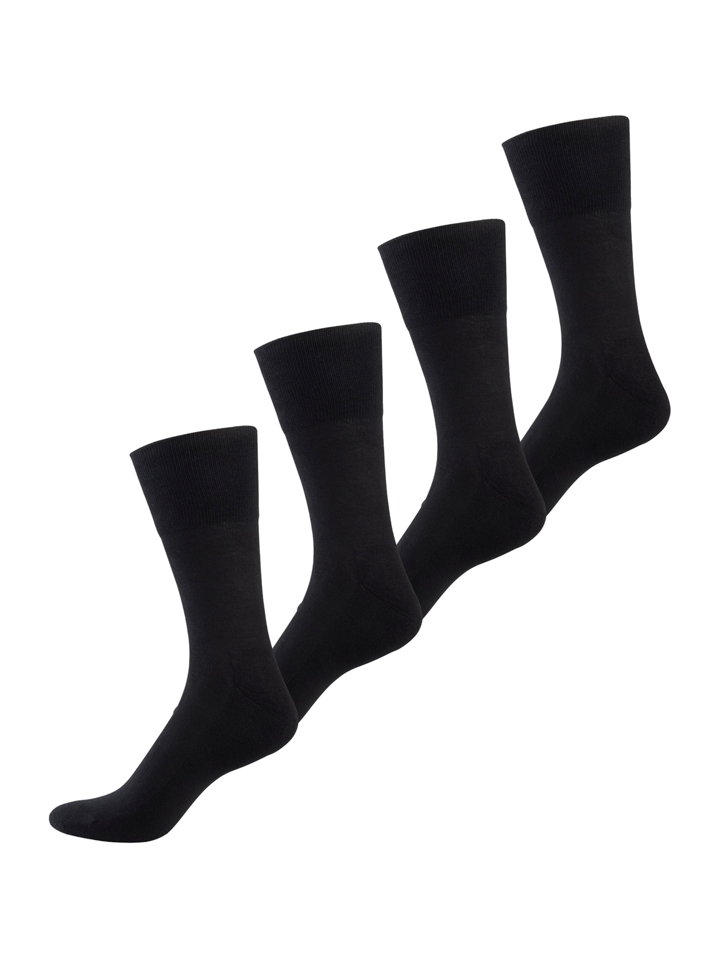 Nur Der Socks in Black: front