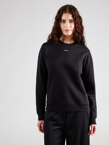 Calvin Klein Sweatshirt in Zwart: voorkant