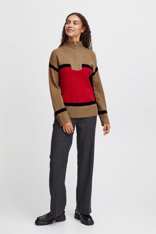 Pull-over 'Martha' b.young en marron