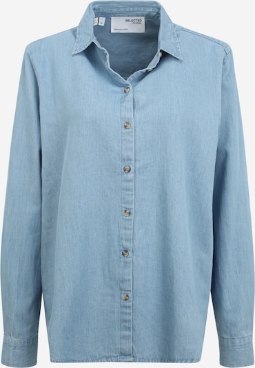 Selected Femme Tall Chemisier 'TIME' en bleu clair, Vue avec produit