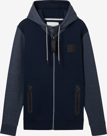 TOM TAILOR Sweatjacke in Blau: predná strana