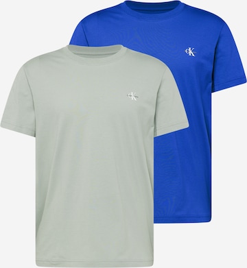 Calvin Klein Jeans Тениска в сиво: отпред