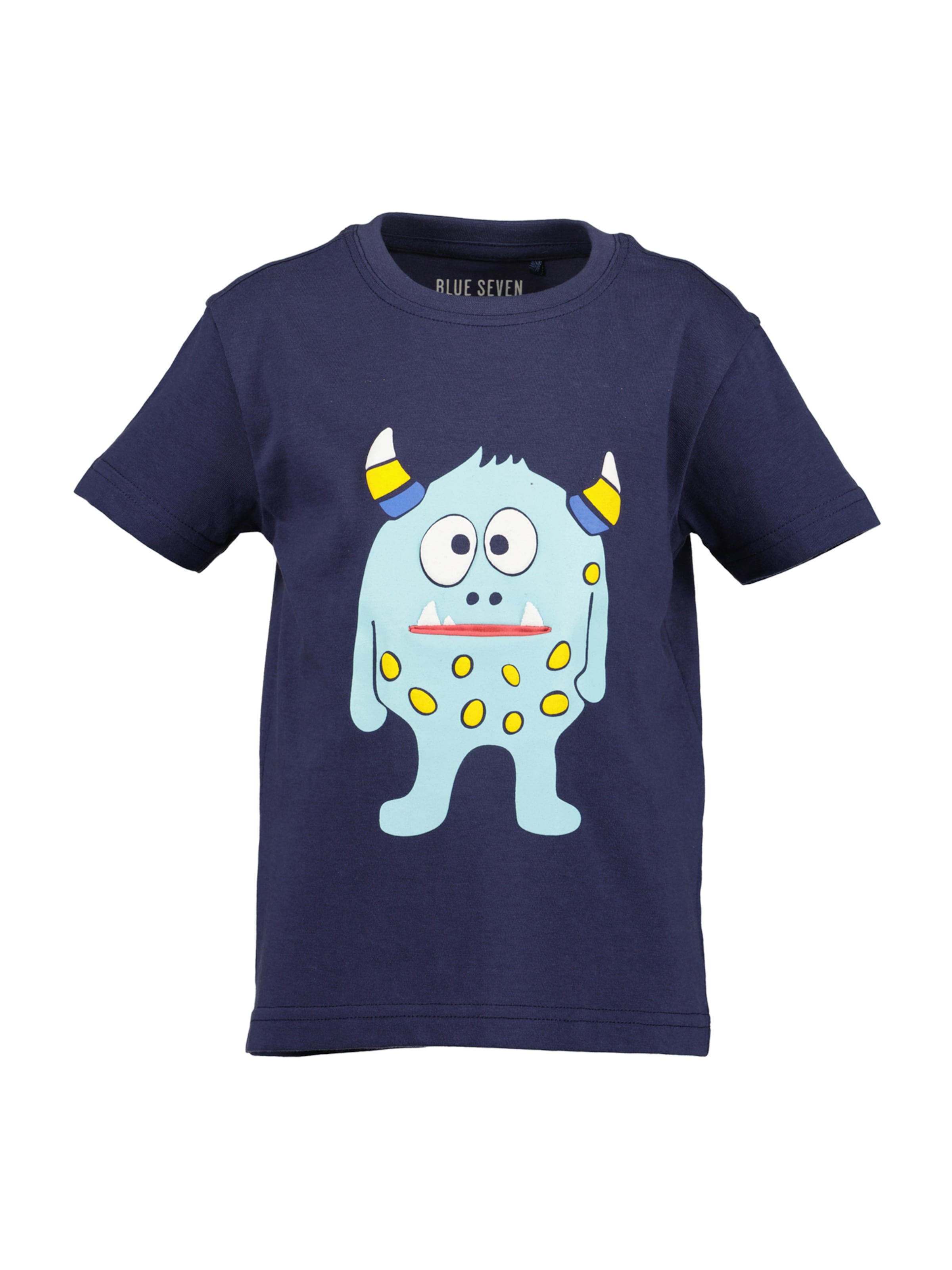 BLUE SEVEN Тениска в синьо: отпред