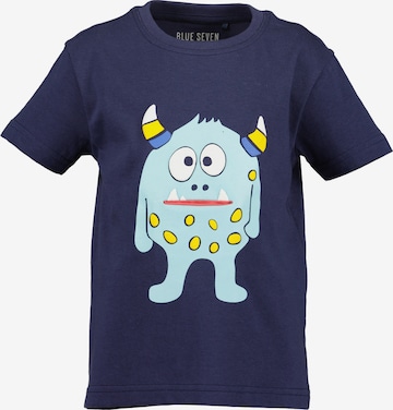 BLUE SEVEN Тениска в синьо: отпред